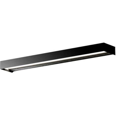 Applique moderno gea luce gap555 led biemissione alluminio