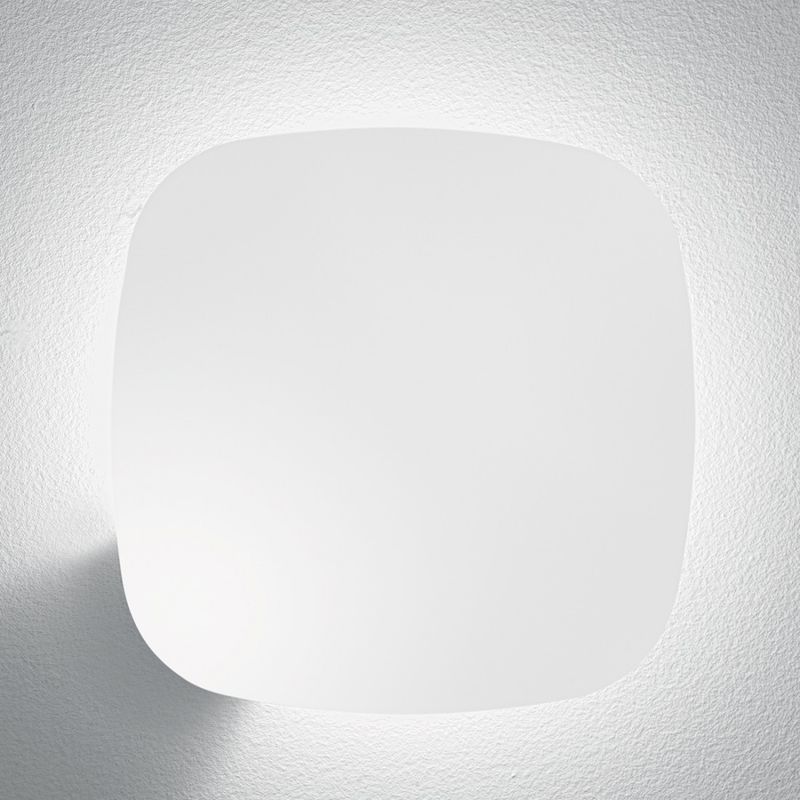 Image of Applique moderno giarnieri step as 20w led alluminio lampada parete, finitura metallo bianco opaco - Bianco opaco