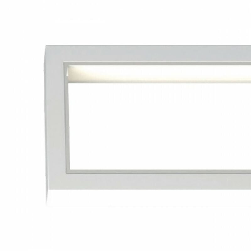 Image of Applique classico top light dna 1182 ap go led lampada parete, finitura metallo bianco - Bianco