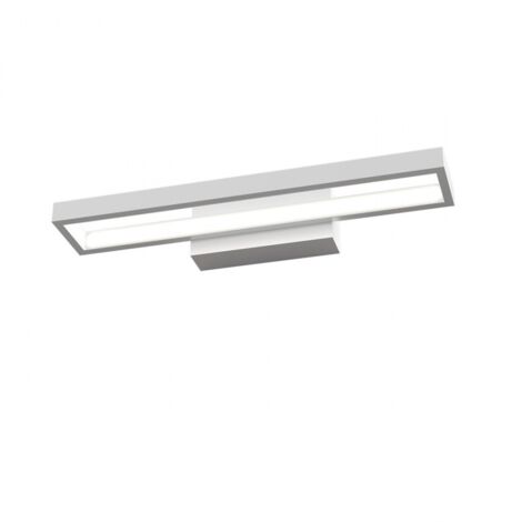 Applique modulo led integrato top light four squares 1162 ap led 1450lm lampada parete moderna, colore bianco