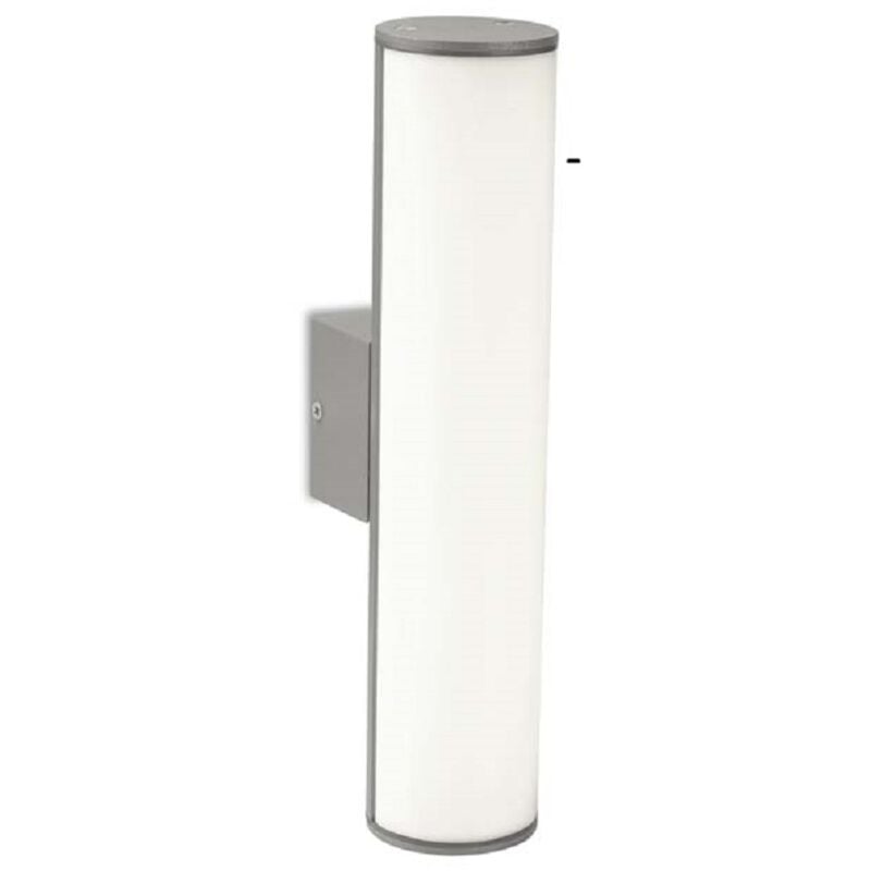 Aplique ip54 monaco led 6.5w blanco cálido - 3000k on-off gris 340lm