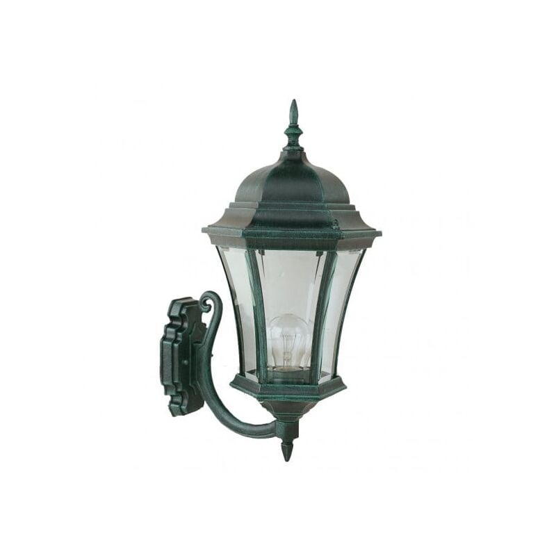 Applique montante 6 Faces 100W Vert - initialis