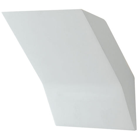 Applique MONTBLANC Bianco in Gesso 1xG9 20x11x14cm.