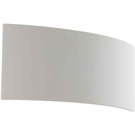 "Applique MOOD Bianco in Gesso 2xG9 15x8x35cm."