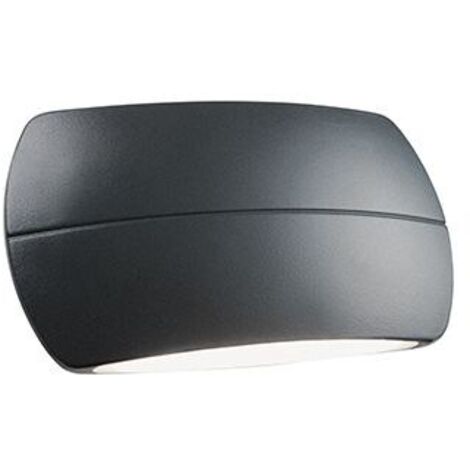 Applique murale 5W + 5W Led 4000K graphite ligne d'oreiller
