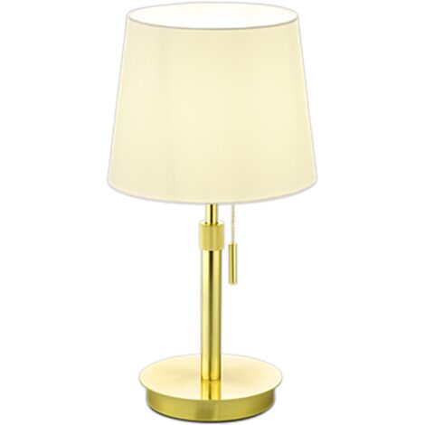 Applique murale a bras flexible laiton blanc abat jour lyon trio lighting