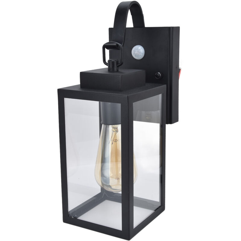 Applique murale à Induction rétro du crépuscule à l'aube, luminaire mural avec capteur de mouvement, lanterne de porche pour l'extérieur et