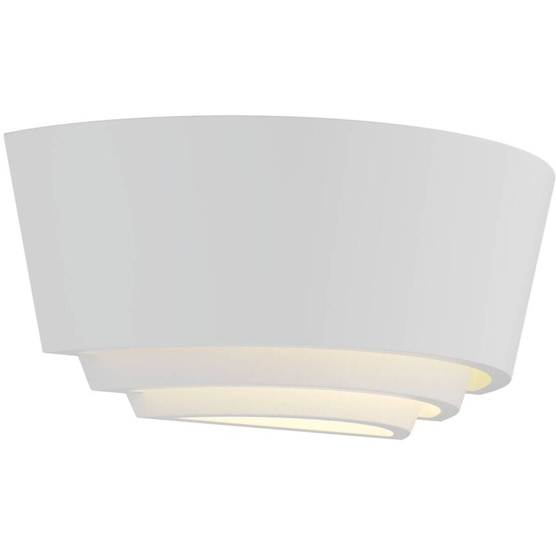 Applique Murale à intensité variable 'Azriel' en plâtre pour chambre à coucher