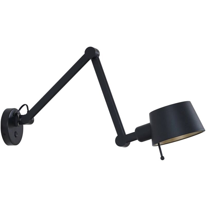 Applique Murale à intensité variable 'Silka' en métal pour salon & salle à manger