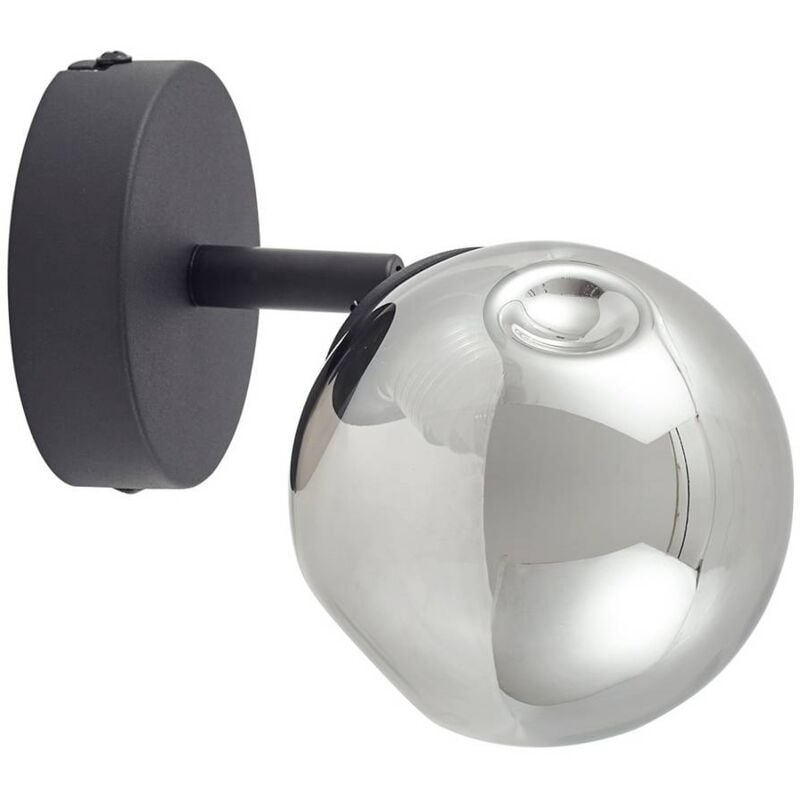 Applique Murale à intensité variable 'Valentina' en métal pour salon & salle à manger