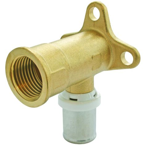 Ayor – Raccord multicouche à sertir Ø16 mm – Femelle 15/21 – Acier inoxydable avec fenêtre de contrôle – Pression max 10 bars