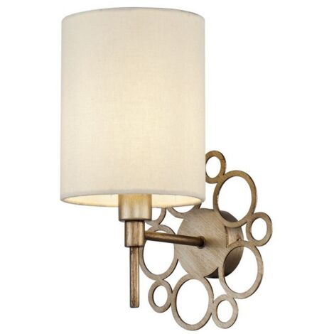 Applique murale abat-jour lampe chambre lampe couloir lampe métal textile