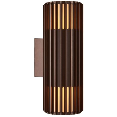 Applique murale - ALUDRA - Aluminium - Seaside marron metallise - E27 DESIGN FOR THE PEOPLE 2418121261