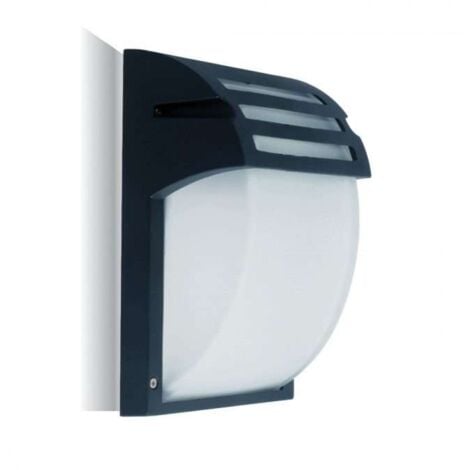 OPTONICA Applique E27 Aluminium Noir