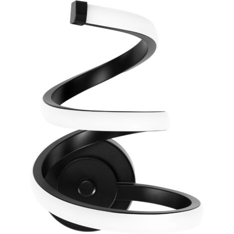 APPLIQUE MURALE APP1052-W SPRING NOIR MAT LED SPIRALE 1-POINTS DE LUMIÈRE 14W 10X19,5X22CM