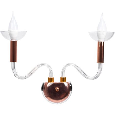 APPLIQUE MURALE APP1082-2W CUIVRE E14 2-POINTS DE LUMIÈRE