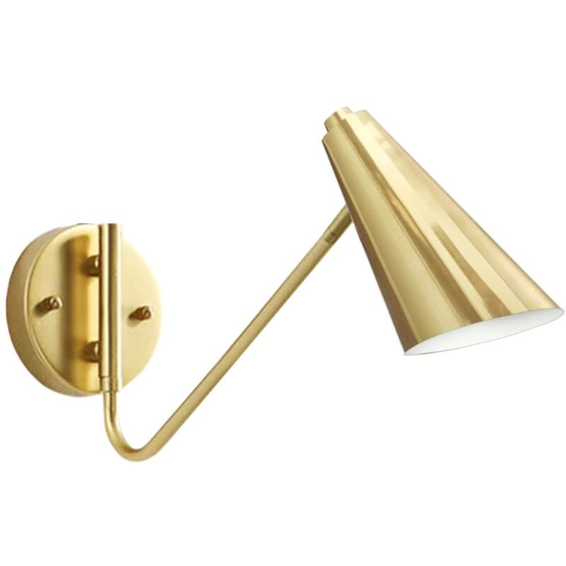 Applique murale APP1138-1W or métal E27 1-POINTS de lumière