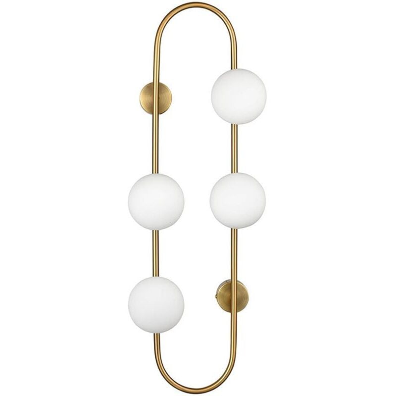 Applique Murale App1144-4w Or Métal Balles G9 4-Points De Lumière