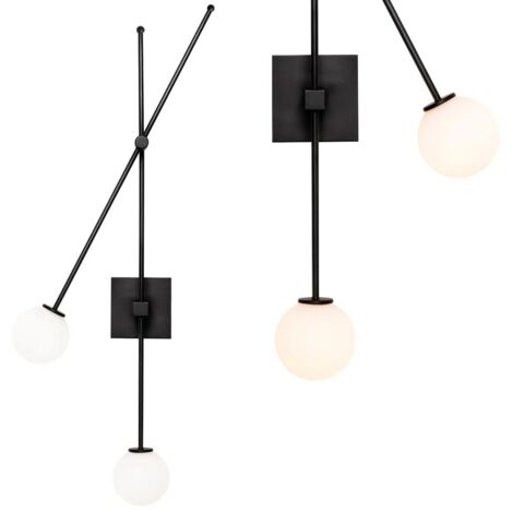 APPLIQUE MURALE APP1595-2W BLACK
