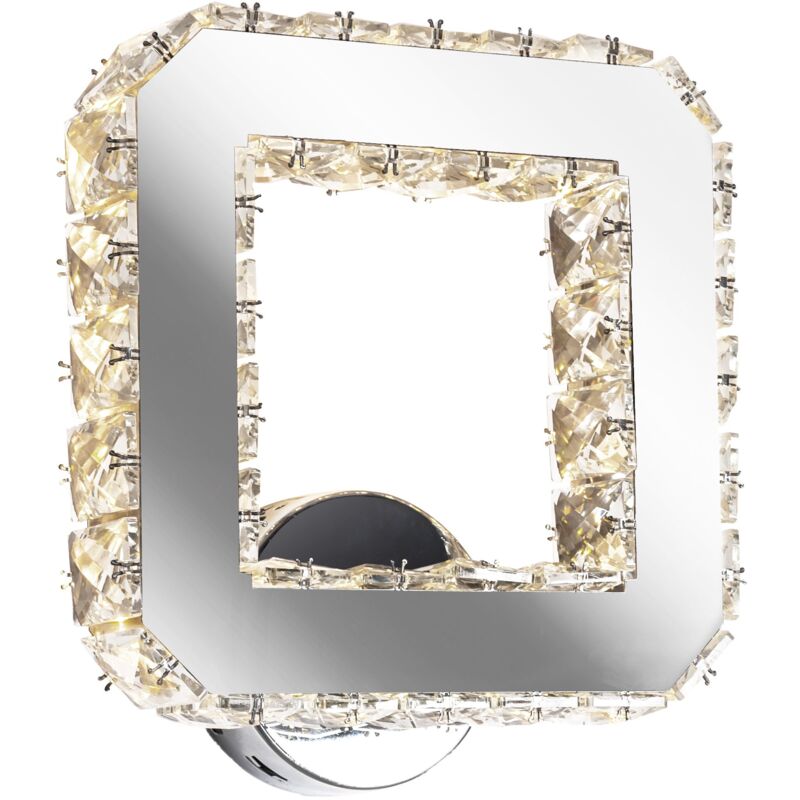 Applique Murale App415-W Argent Métal Led 1-Points De Lumière