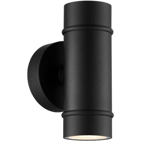 Applique murale ARTILUS Double Aluminium Noir, H.16,7  IP54  GU10 /Nordlux  Extérieur