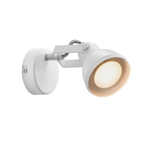 Applique murale ASLAK  Métal Blanc, H.10.5 - IP20 - GU10 /Nordlux Intérieur