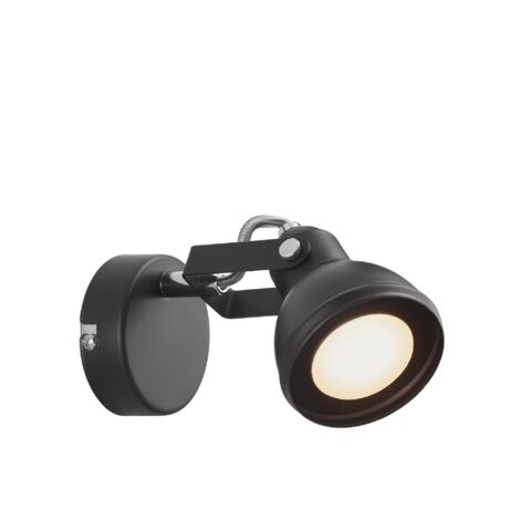 Applique murale ASLAK  Métal Noir, H.10.5 - IP20 - GU10 /Nordlux Intérieur