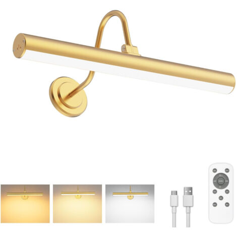 Applique Murale avec Port De Chargement USB, Lampe De Lecture LED for Tête De Lit, Intensité Variable Et 3 Températures De Couleur, Lampes De Chevet(42cm)