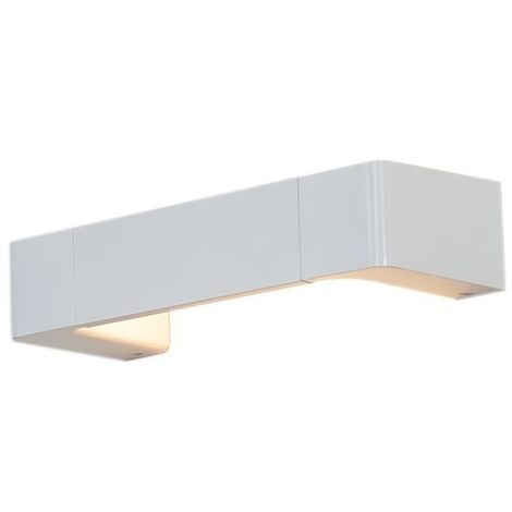 Applique murale bidirectionnelle LED "Etso" - 6W - 3000K - 30cm - Blanc