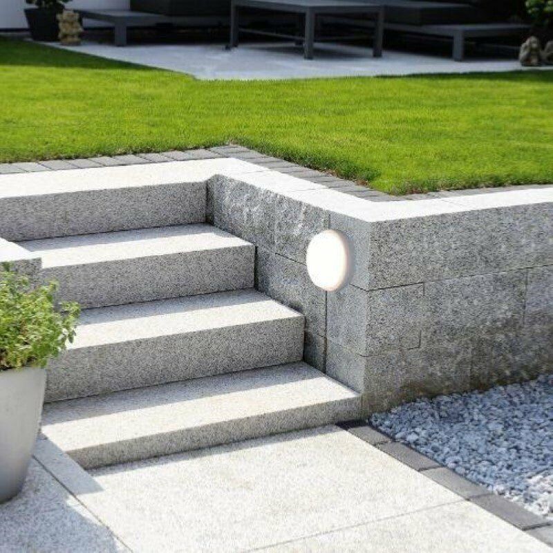 Silamp - Applique Murale Blanche led 8W IP65 Ronde - Blanc Chaud 2300K - 3500K Silamp - Applique Murale Blanche led 8W IP65 Ronde - Blanc Chaud 2300K - 3500K