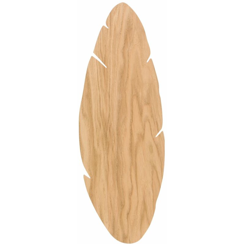 Applique murale bois décoratif 51 cm feuille lumière indirecte Boho Lampe murale