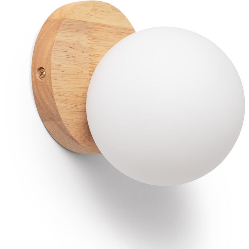 Ledkia - Applique Murale Bois Kamulo Naturel