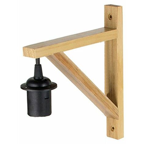 Applique Murale Bois pour Ampoule E27 - SILUMEN