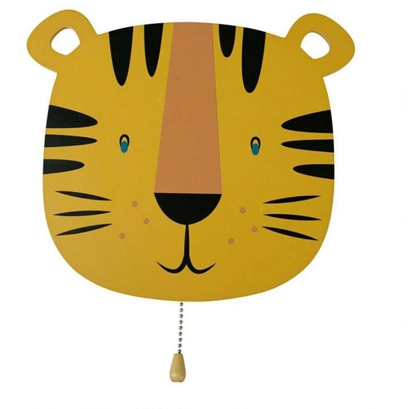 Applique murale bois tigre led