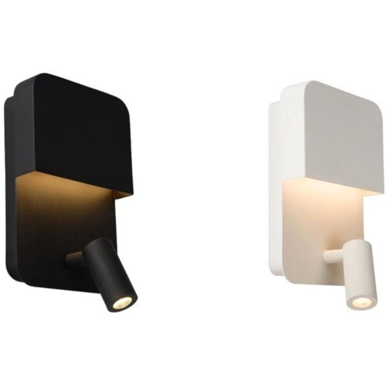 Applique murale led 2 sources lumineuses prise usb Lucide boxer 12148225 12148225 12148225 12148225 12148225 12148225 12148225 12148225 12148225