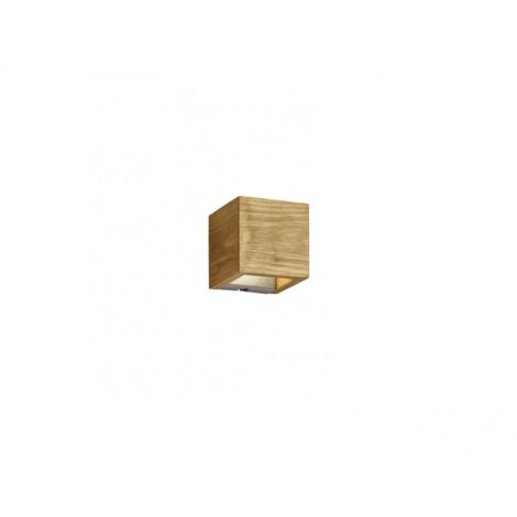 Applique murale Brad Cubo Wood Double Led Emission Trio Lighting