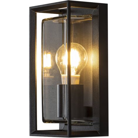 Applique murale Brindisi Verre Noir mat KONSTSMIDE