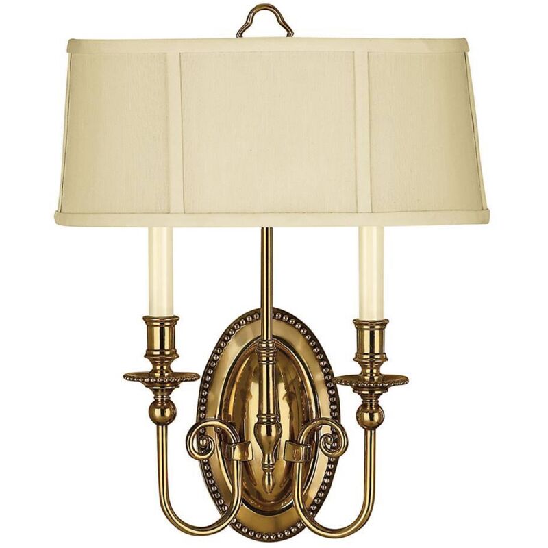 Elstead Cambridge 2 Light Wandleuchte Messing Brüniert