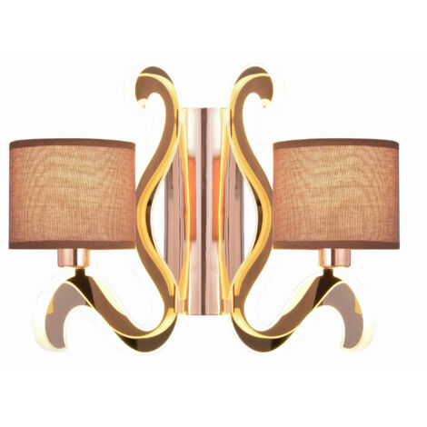 Applique murale Candellux Ambrosia 22-33529 cuivre LED