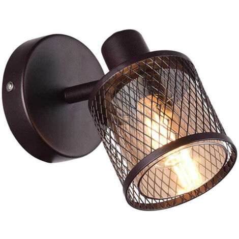 Applique murale Candellux Canabera E14 40W brun ambre