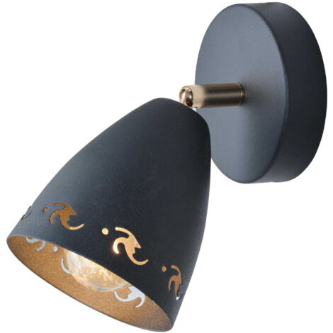Applique murale Candellux COTY noire E14 orientable