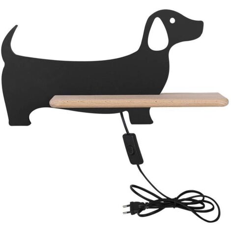 Applique murale Candellux DOG LED 5W 4000K noir bois