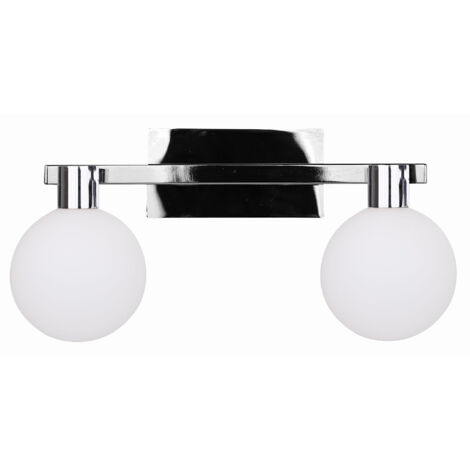 Applique murale Candellux Maldus 2xG9 40W chrome/blanc