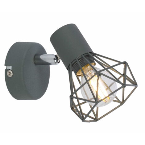 Applique murale Candellux Verve 91-60969 grise E14