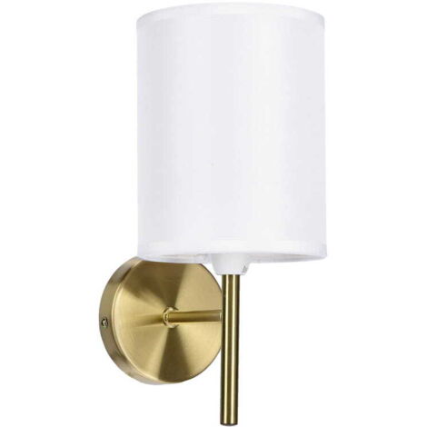 Applique murale Candellux YAN laiton blanc E14 40W