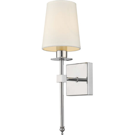 Applique murale Casoli chrome/ecru 1xE14 Light Prestige