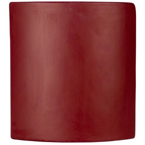 Applique Murale Céramique 100W Carrée Rouille