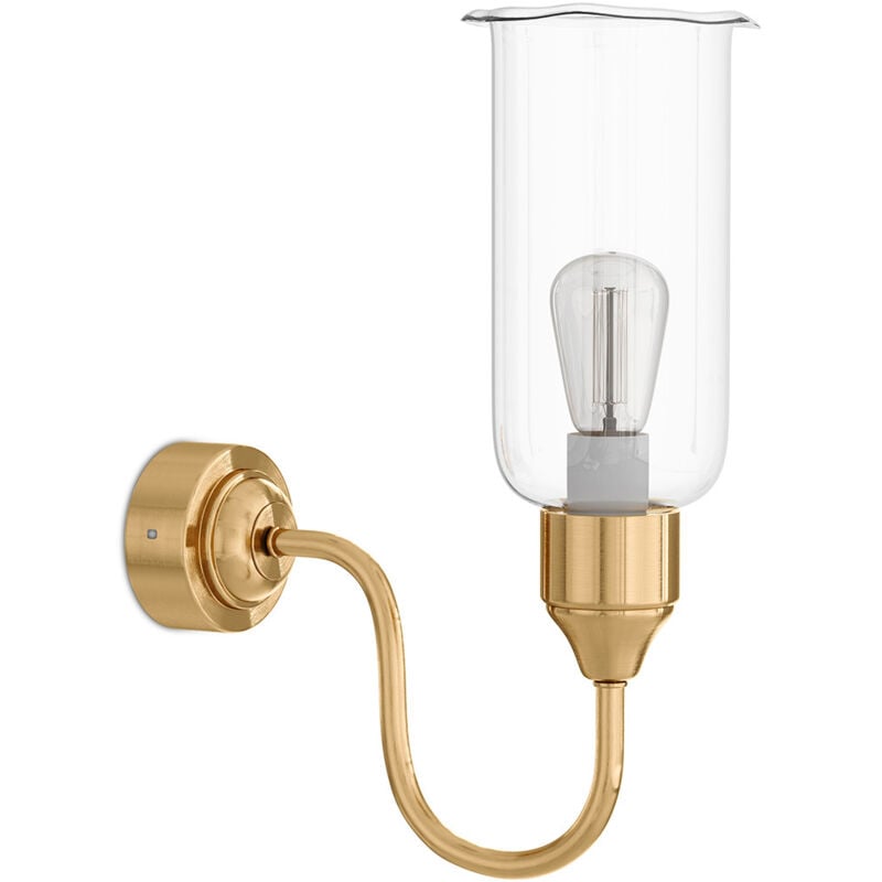 Privatefloor - Applique Murale Chandelier - Lampe Dorée - Driss Transparent