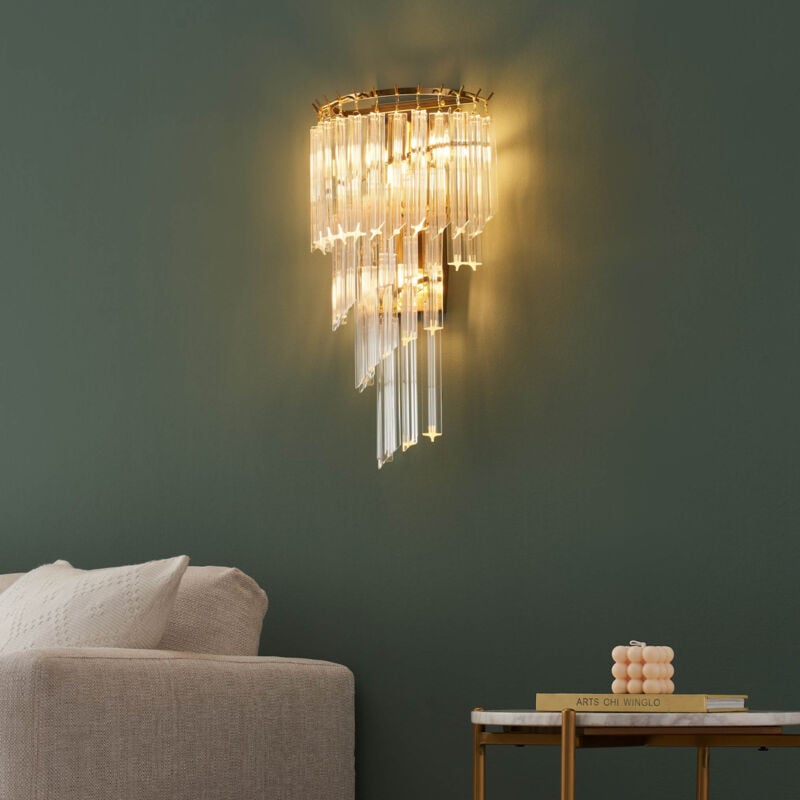 Kosilum - Applique murale chic pampilles tombantes - Zephia