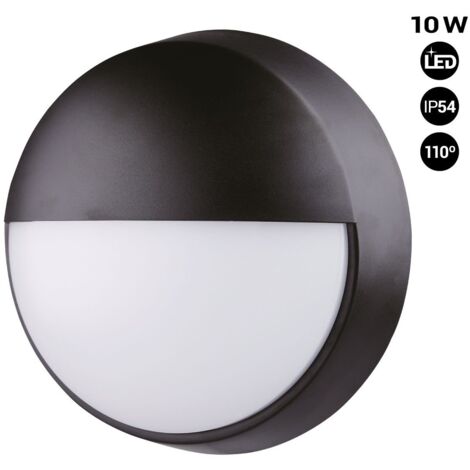 Applique murale circulaire d'extérieur - IP54 - 110º - 10W